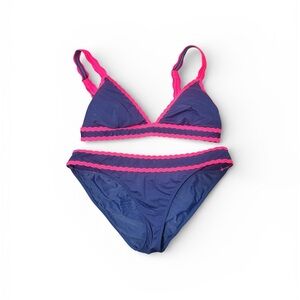VINEYARD VINES Navy and Pink Swimwear